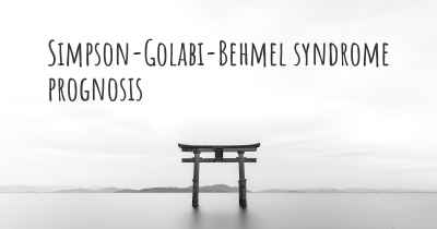 Simpson-Golabi-Behmel syndrome prognosis