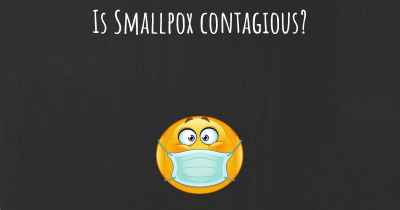Is Smallpox contagious?