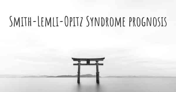 Smith-Lemli-Opitz Syndrome prognosis