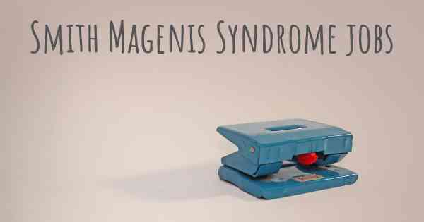 Smith Magenis Syndrome jobs