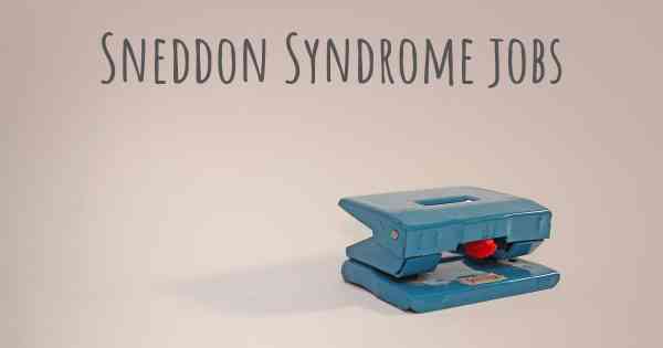 Sneddon Syndrome jobs