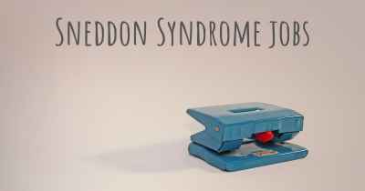 Sneddon Syndrome jobs