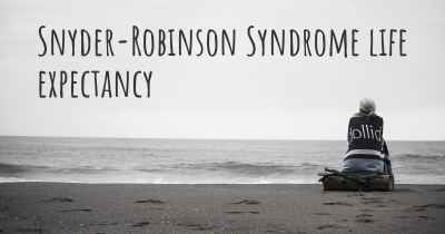 Snyder-Robinson Syndrome life expectancy