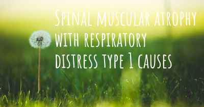 Spinal muscular atrophy with respiratory distress type 1 causes