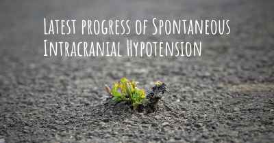 Latest progress of Spontaneous Intracranial Hypotension