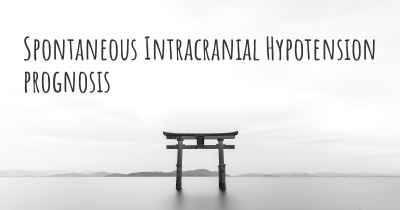 Spontaneous Intracranial Hypotension prognosis