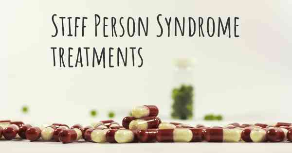 Stiff Person Syndrome treatments