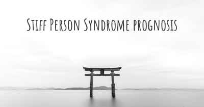 Stiff Person Syndrome prognosis