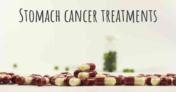Stomach cancer treatments