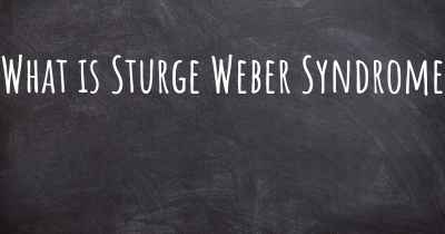 What is Sturge Weber Syndrome