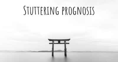 Stuttering prognosis