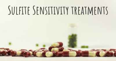 Sulfite Sensitivity treatments