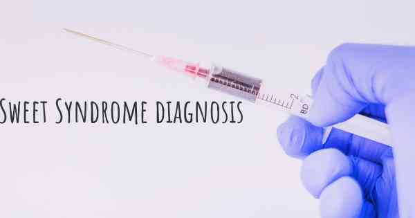 Sweet Syndrome diagnosis