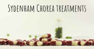 Sydenham Chorea treatments