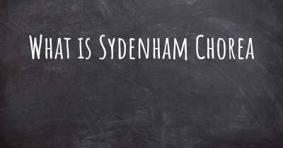 What is Sydenham Chorea