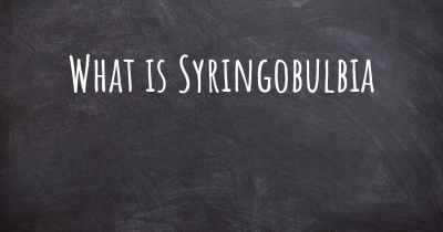 What is Syringobulbia