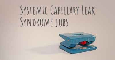 Systemic Capillary Leak Syndrome jobs