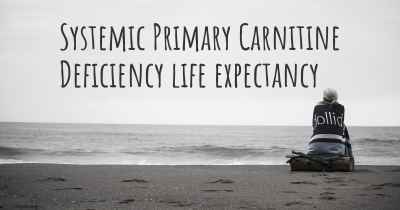 Systemic Primary Carnitine Deficiency life expectancy