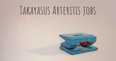 Takayasus Arteritis jobs