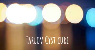 Tarlov Cyst cure