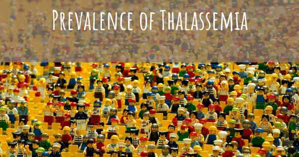Prevalence of Thalassemia