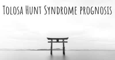 Tolosa Hunt Syndrome prognosis