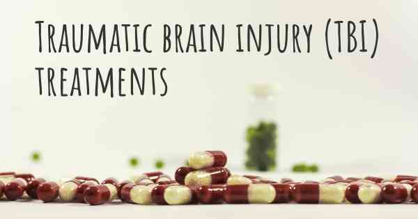 Traumatic brain injury (TBI) treatments