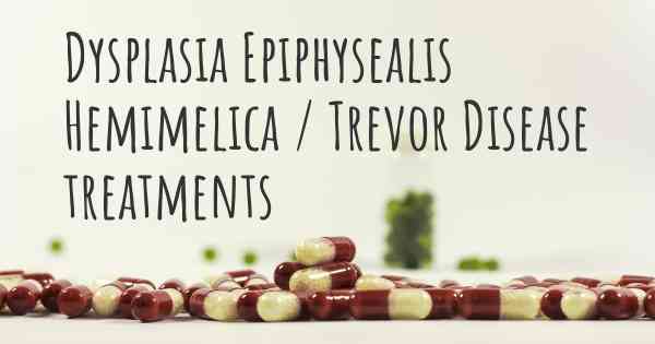 Dysplasia Epiphysealis Hemimelica / Trevor Disease treatments