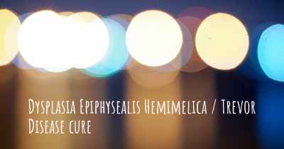 Dysplasia Epiphysealis Hemimelica / Trevor Disease cure