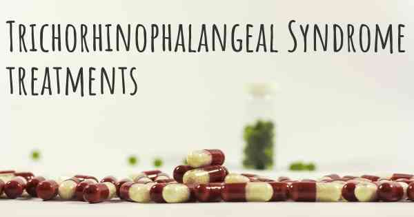 Trichorhinophalangeal Syndrome treatments