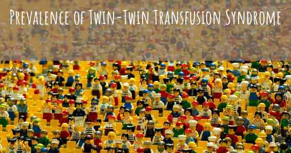 Prevalence of Twin-Twin Transfusion Syndrome