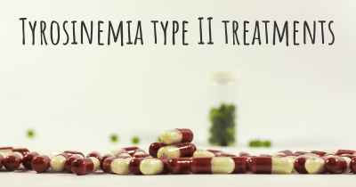 Tyrosinemia type II treatments