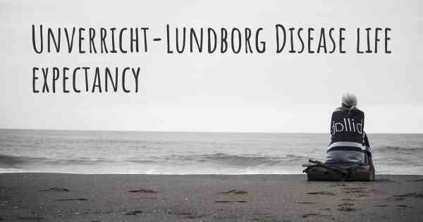 Unverricht-Lundborg Disease life expectancy