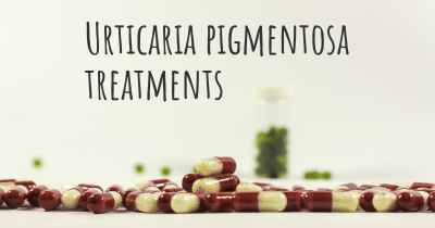 Urticaria pigmentosa treatments