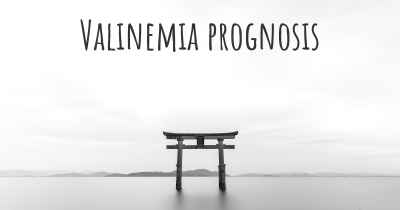 Valinemia prognosis