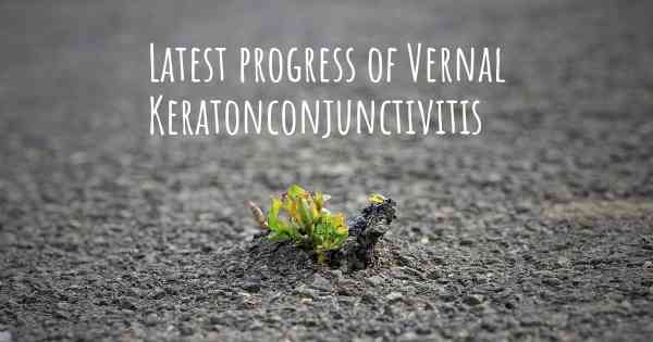 Latest progress of Vernal Keratonconjunctivitis