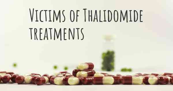 Victims of Thalidomide treatments