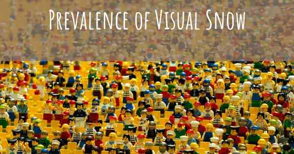 Prevalence of Visual Snow