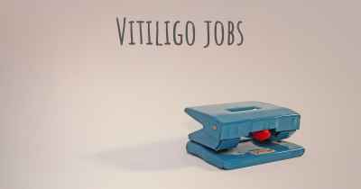 Vitiligo jobs