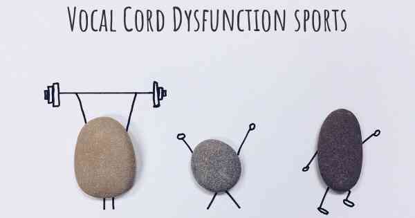 Vocal Cord Dysfunction sports