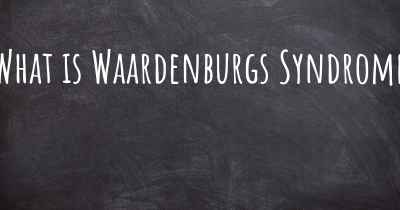 What is Waardenburgs Syndrome