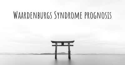 Waardenburgs Syndrome prognosis