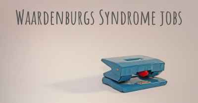 Waardenburgs Syndrome jobs