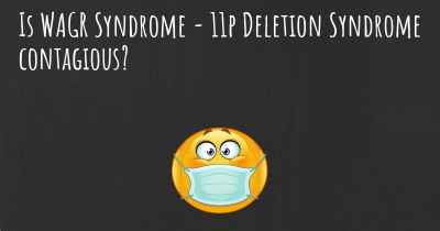 Is WAGR Syndrome - 11p Deletion Syndrome contagious?