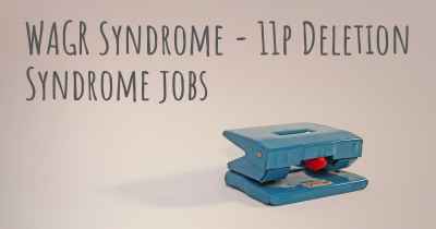 WAGR Syndrome - 11p Deletion Syndrome jobs