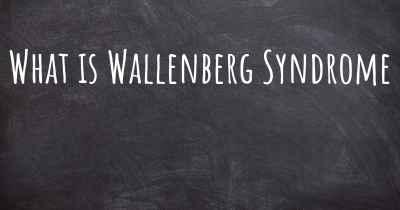 What is Wallenberg Syndrome