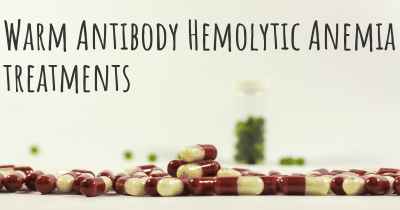 Warm Antibody Hemolytic Anemia treatments