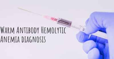 Warm Antibody Hemolytic Anemia diagnosis