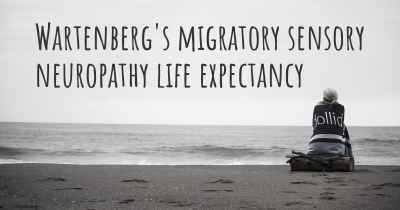 Wartenberg's migratory sensory neuropathy life expectancy