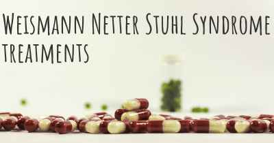 Weismann Netter Stuhl Syndrome treatments